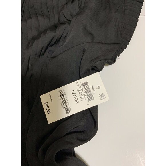 T-shirt Women and grils INC womens tops size lLarge Color Black - Picture 2 of 6